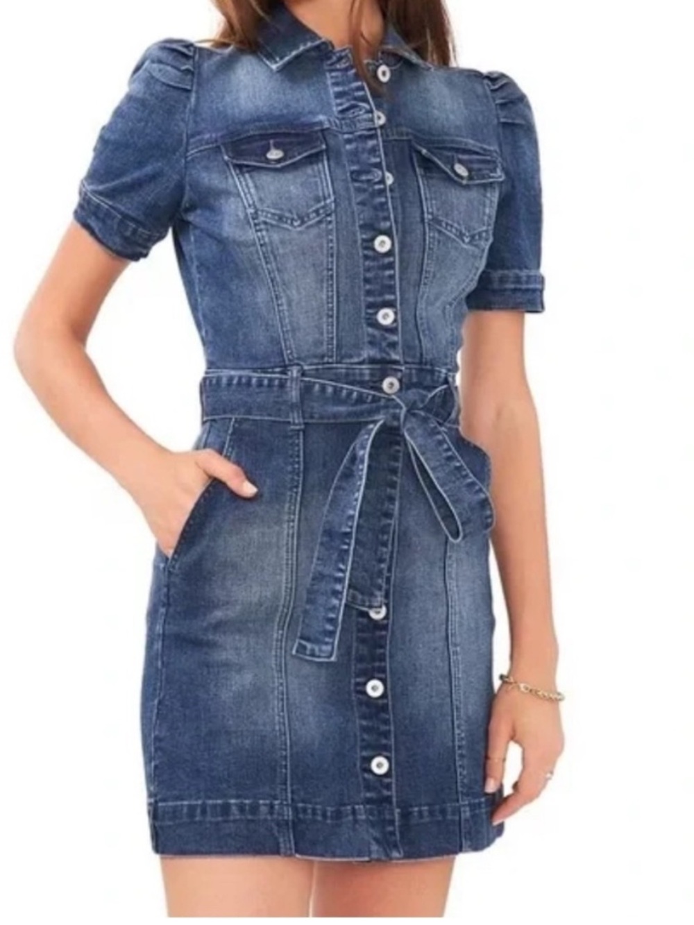 Chelsea & Violet Denim Mini Dress
